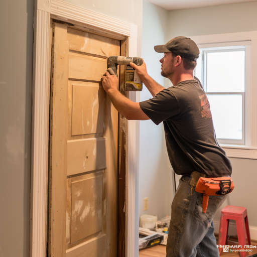 Шаг 4: Поднятие обшивки двери